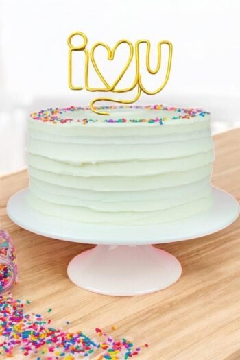 Cake Topper, Wire Topper, Heart Cupcake Topper, Wire Cupcake Topper, Wedding, Engagement, Valentines, Anniversary, Birthday, Baby Shower